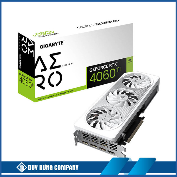 VGA Gigabyte RTX 4060 Ti Aero OC 8GB (N406TAERO OC-8GD)