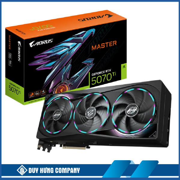 VGA Gigabyte AORUS RTX 5070 Ti AORUS MASTER 16GB (N507TAORUS M-16GD)