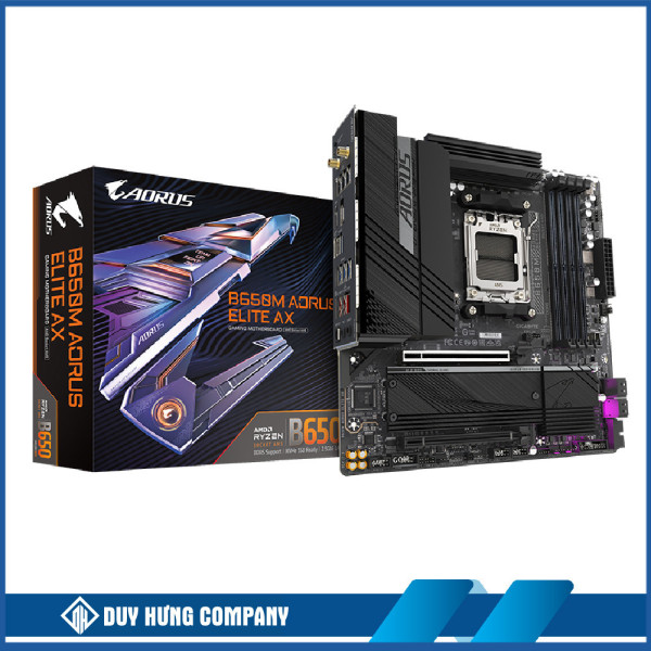 Mainboard Gigabyte B650M AORUS ELITE AX DDR5 (Wifi+Bluetooth)