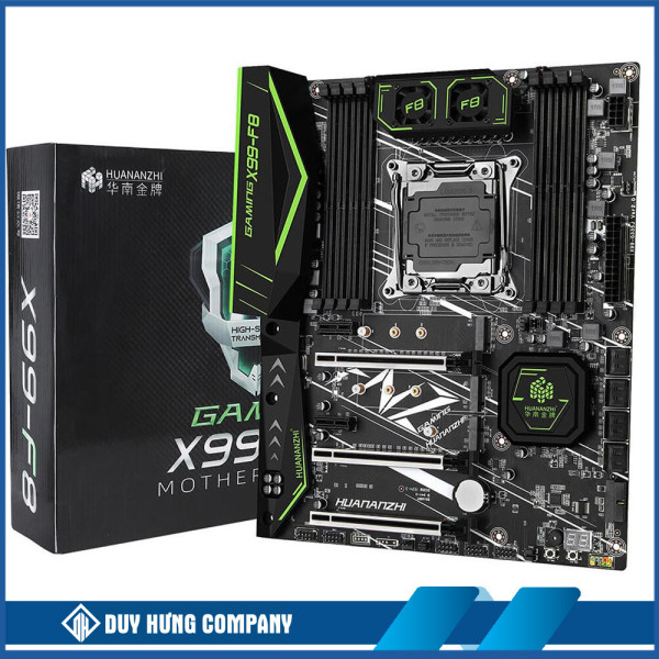 Mainboard HUANANZHI X99 F8 (Intel X99, LGA 2011-3, ATX, 8 Khe Cắm Ram DDR4)