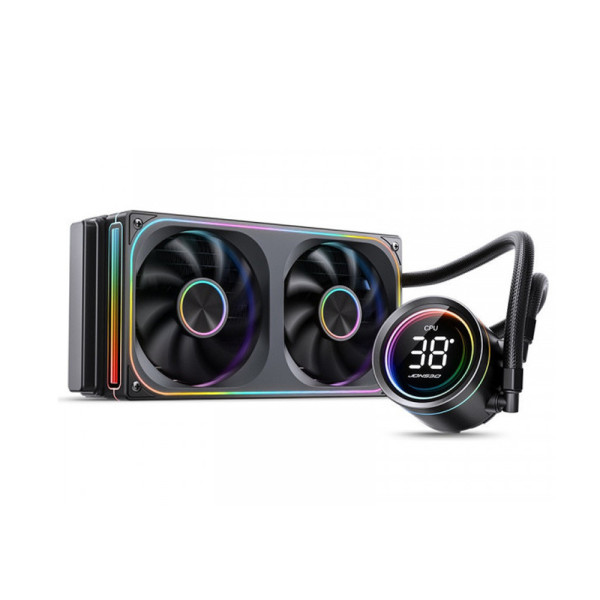 Tản nhiệt nước AIO JONSBO TH-240 Black (ARGB, Hiển Thị Nhiệt Độ)
