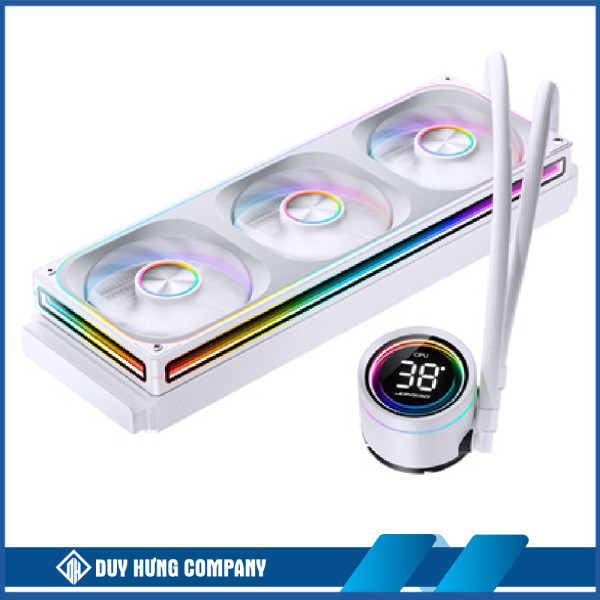 Tản nhiệt nước AIO JONSBO TH-360 White (ARGB, Hiển Thị Nhiệt Độ)