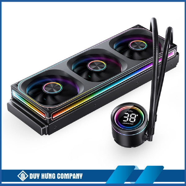 Tản nhiệt nước AIO JONSBO TH-360 Black (ARGB, Hiển Thị Nhiệt Độ)