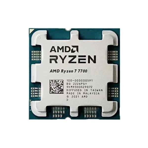 CPU AMD Ryzen 7 7700 TRAY (3.8 GHz Upto 5.3GHz / 40MB / 8 Cores, 16 Threads / 65W / Socket AM5) Tray