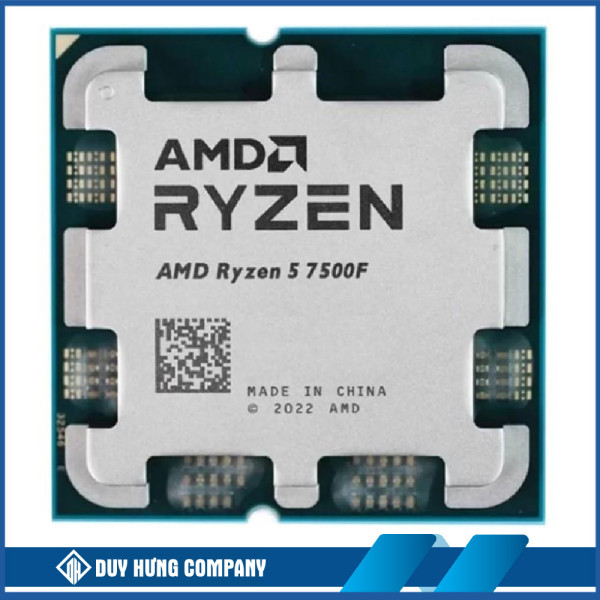 CPU AMD Ryzen 5 7500F Tray (3.7 GHz Upto 5.0 GHz / 38MB / 6 Cores, 12 Threads / 65W / AM5)