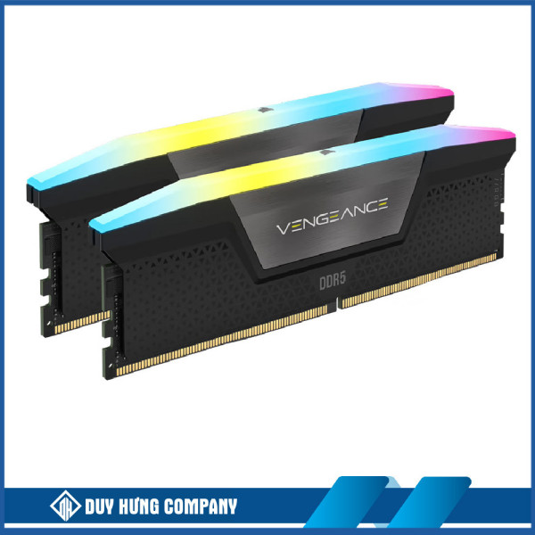 RAM CORSAIR VENGEANCE® RGB 32GB (2x16GB) DDR5 5200Mhz (CMH32GX5M2B5200C40)