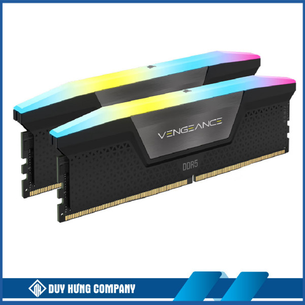 Ram Corsair VENGEANCE RGB 32GB (2x16GB) DDR5 bus 5600MHz Black (CMH32GX5M2B5600C40K)