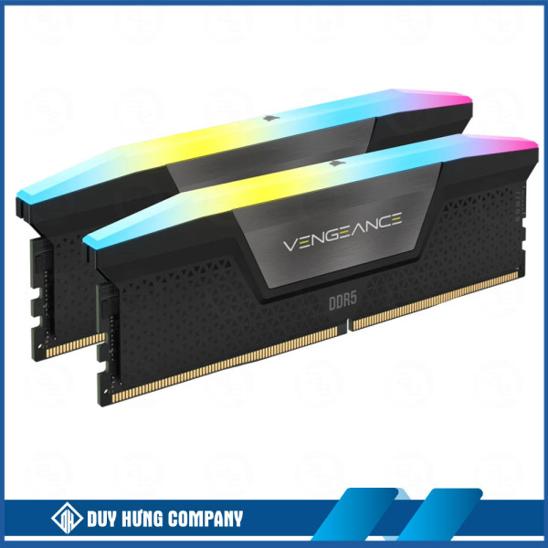 RAM CORSAIR VENGEANCE® RGB 64GB (2x32GB) DDR5 5600Mhz (CMH64GX5M2B5600C40)