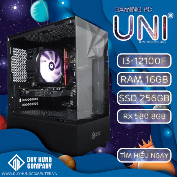 DHPC I3 12100F | 16GB | SSD 256GB | RX580 8GB
