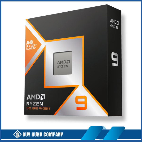 CPU AMD Ryzen 9 9950X3D (AMD AM5 - 16 Core - 32 Thread - Base 4.3Ghz - Turbo 5.7Ghz - Cache 140MB)