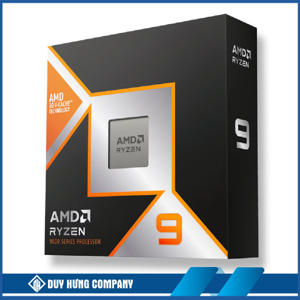 CPU AMD Ryzen 9 9900X3D (AMD AM5 - 12 Core - 24 Thread - Base 4.4Ghz - Turbo 5.5Ghz - Cache 140MB)