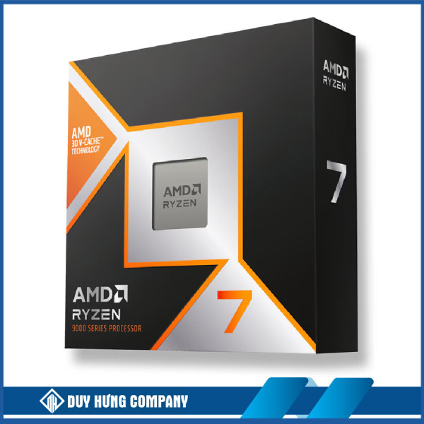 CPU AMD Ryzen 7 9800X3D (AMD AM5 - 8 Core - 16 Thread - Base 4.7Ghz - Turbo 5.2Ghz - Cache 104MB)