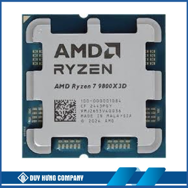 AMD Ryzen 7 9800X3D Tray (4.7GHz Boost 5.2GHz / 8 nhân 16 luồng / 104MB / AM5)