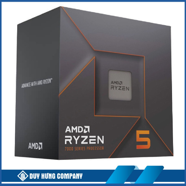 CPU AMD Ryzen 5 7600X (AMD AM5 - 6 Core - 12 Thread - Base 4.7Ghz - Turbo 5.3Ghz - Cache 38MB)