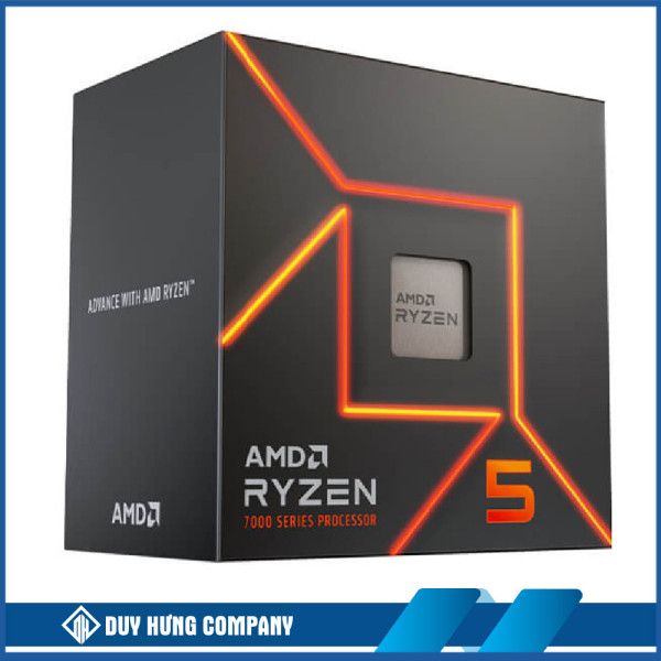 CPU AMD Ryzen 5 7500F (3.7 GHz Upto 5.0 GHz / 38MB / 6 Cores, 12 Threads / 65W / AM5)