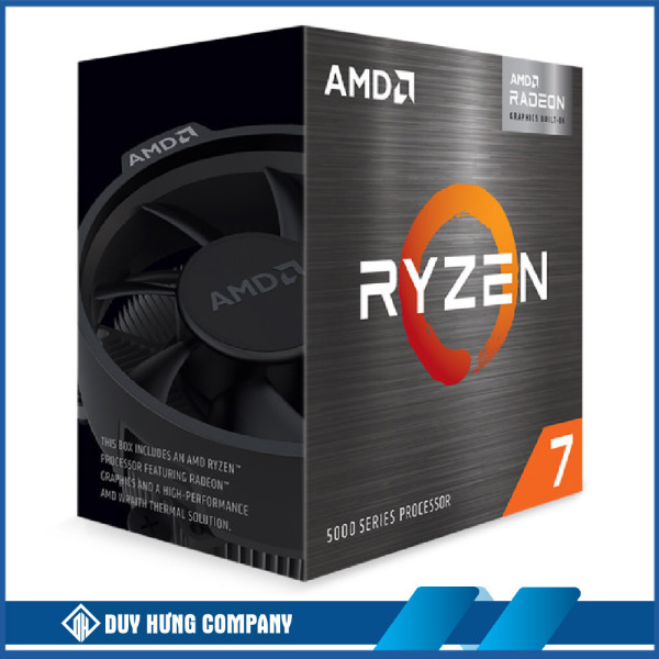 CPU AMD Ryzen 7 5700G (AMD AM4 - 8 Core - 16 Thread - Base 3.8Ghz - Turbo 4.6Ghz - Cache 20MB)
