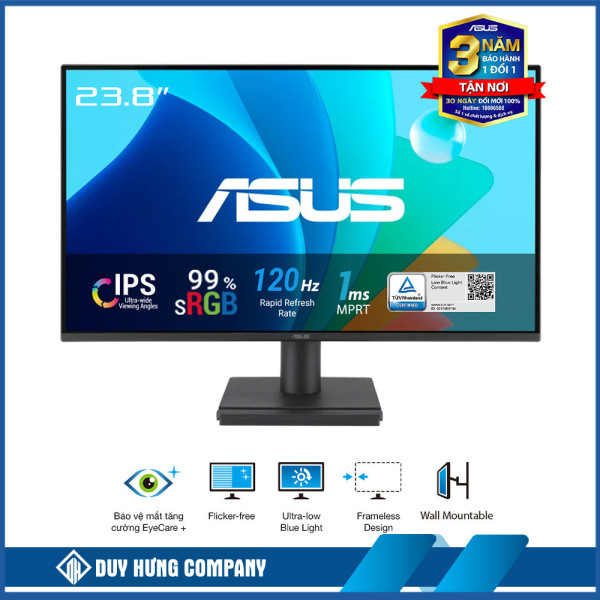 Màn Hình ASUS VA249HG (23.8 inch - IPS - FHD - 120Hz - 1ms)