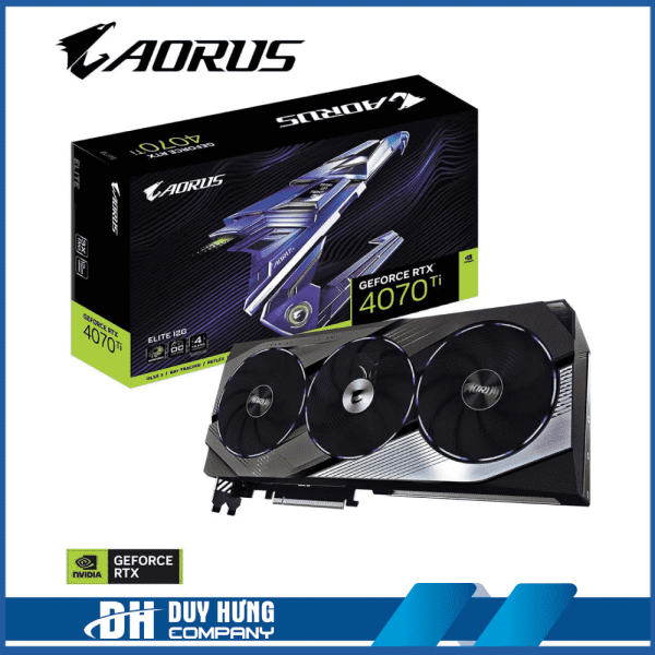 Card màn hình GIGABYTE AORUS GeForce RTX 4070 Ti ELITE 12GB (GV-N407TAORUS E-12GD)