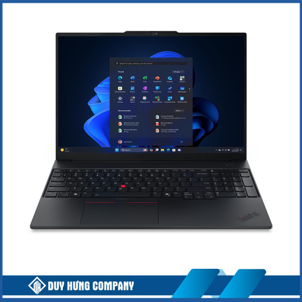 Laptop Lenovo ThinkPad E16 Gen 3 21SR002MVA (Intel Core Ultra 7 255H | Intel Arc 140T | 16 inch WUXGA IPS | 16GB | 1TB | NoOS | Đen)