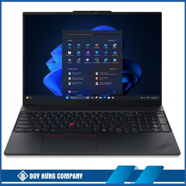 Máy tính xách tay Lenovo ThinkPad E16 Gen 3 21SR002TVN/ Core™ Ultra 7 255H/ Ram 32GB/ 1TB SSD/ Intel® Arc™ 140T GPU/ 16 WUXGA FHD+ 60Hz/ Win 11/ 2 Yrs Premier/ Black