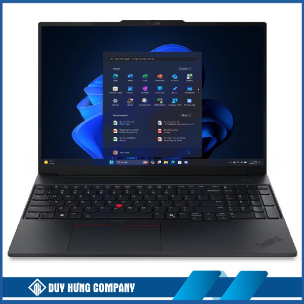 Laptop Lenovo ThinkPad E16 Gen 3 21SR002LVA (Intel Core Ultra 7 255H | Intel Arc | 16 inch WUXGA | 16GB | 512GB | NoOS | Đen)