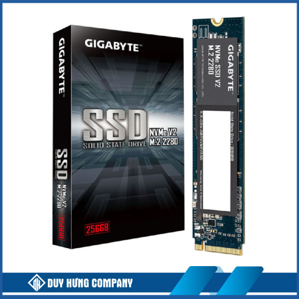 Ổ cứng SSD GIGABYTE 256GB M.2 2280 PCIe Gen 3x4 - G3NVMEV2256G