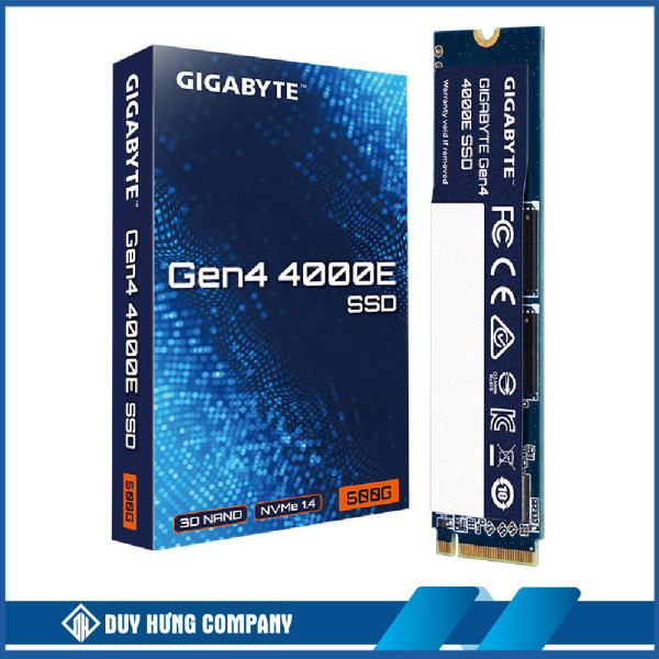 Ổ SSD Gigabyte G440E500G (NVMe PCIe/ Gen4x4 M2.2280/ 3600MBps/ 3000MB/s)