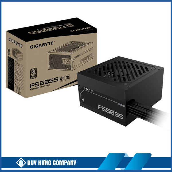 Nguồn GIGABYTE P550SS 550w (80 plus Silver, ATX 3.0)