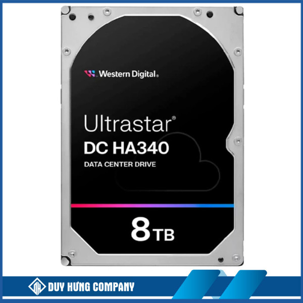 Ổ cứng server Western Digital Enterprise Ultrastar DC HA340 8TB WUS721208BLE6L4 (3.5inch/ 7200rpm/ Cache 256MB)