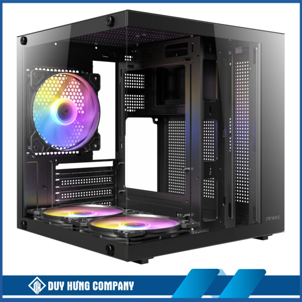 Antec VCX10M RGB Micro-ATX | ITX Mini -Tower Gaming Chassis – Black