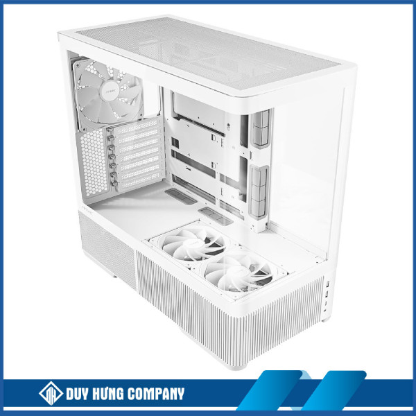 Vỏ máy tính Antec C6 Curve Air màu trắng
