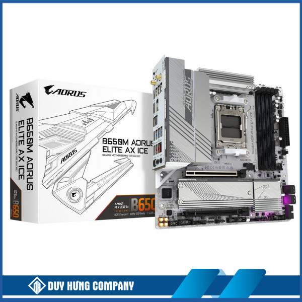 Mainboard Gigabyte B650M AORUS ELITE AX ICE DDR5