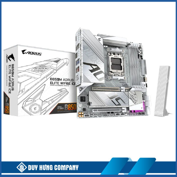 Mainboard Gigabyte B850M AORUS ELITE WIFI 6E ICE DDR5