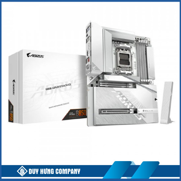 Bo Mạch Chủ Gigabyte B850 Aorus Stealth Ice