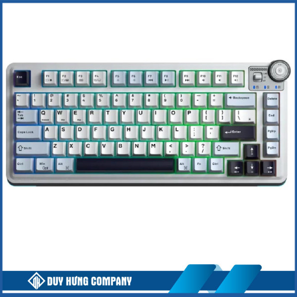 Bàn phím cơ Aula 3 MODE AU75 màu Xanh dương + Trắng + Tím đậm Star Vector Switch
