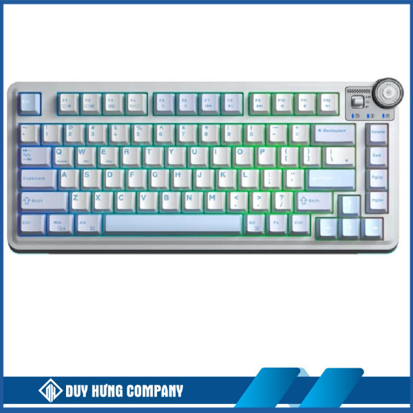 Bàn phím cơ Aula 3 MODE AU75 màu Xanh nhạt + Trắng + Xanh đậm Star Vector Switch