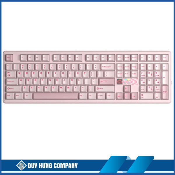 Bàn phím cơ Aula 3 MODE F108 Pro V2 Hồng Strawberry Mint switch