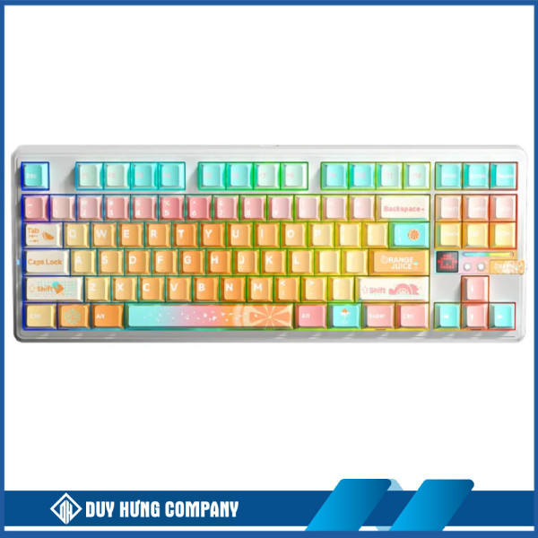 Bàn phím cơ Aula 3 MODE F87 Pro V2 Orange Juice Meteor Ice Cream Switch