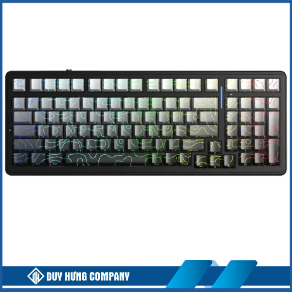 Bàn phím cơ Aula 3 Mode F99 Xám gradient contour Star Vector switch