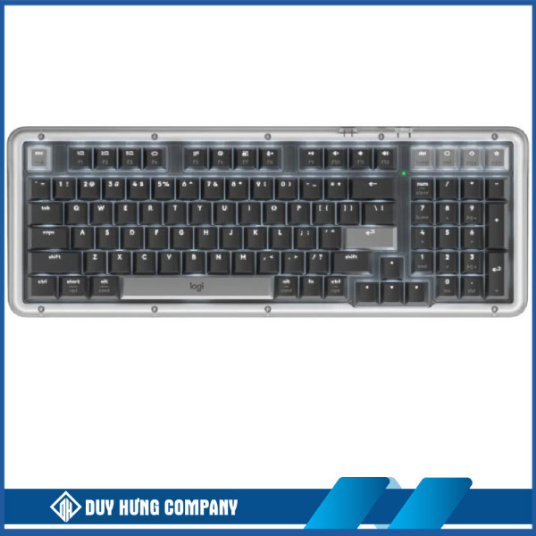 Bàn phím cơ Logitech Không dây Alto Keys K98M (LED Trắng/ Đen)