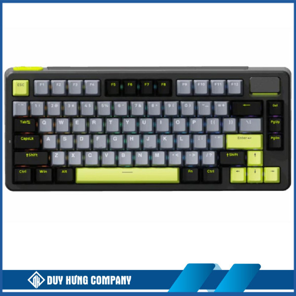 Bàn phím cơ Rapoo V700DIY-75 Đen Xám Xanh Lá