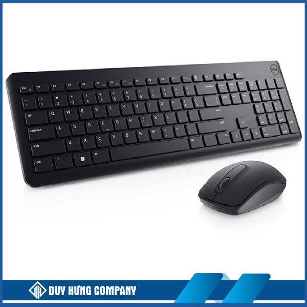 Bộ bàn phím chuột không dây Dell KM3322W (Đen)