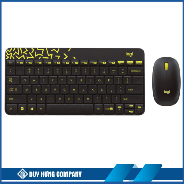 Bộ bàn phím chuột không dây Logitech MK240 (Đen)