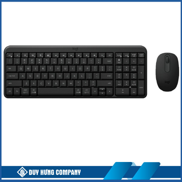 Bộ bàn phím chuột không dây Logitech MK250 (Bluetooth/ Đen)
