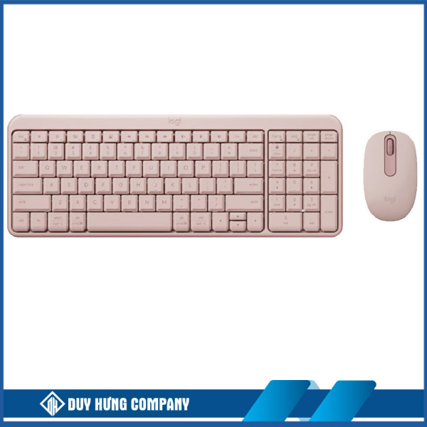 Bộ bàn phím chuột không dây Logitech MK250 (Bluetooth/ Hồng)