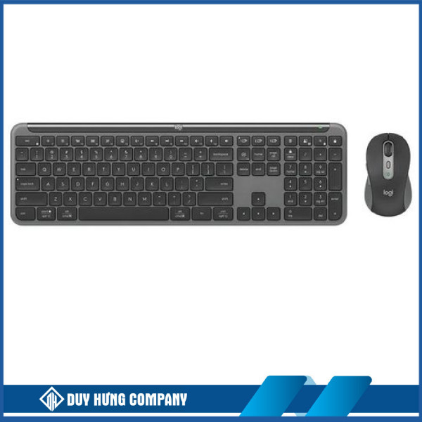 Bộ bàn phím chuột không dây Logitech MK950 Signature Slim (Bluetooth/Wireless/ Đen)