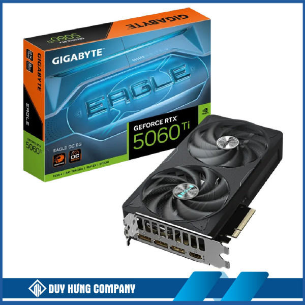 VGA Gigabyte RTX 5060 Ti Eagle OC 8GB GDDR7 (N506TEAGLE OC-8GD)