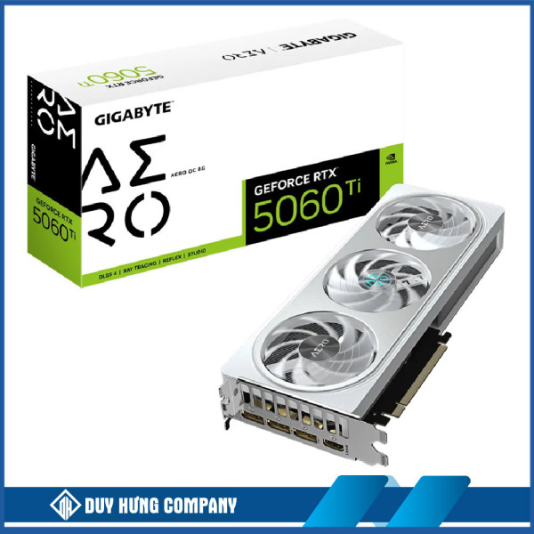 VGA Gigabyte RTX 5060 Ti Aero OC 8GB GDDR7 (N506TAERO OC-8GD)