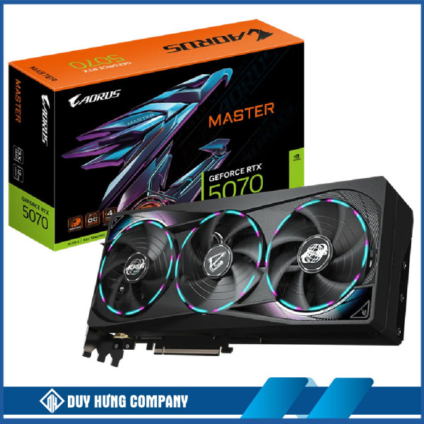 VGA Gigabyte RTX 5070 AORUS MASTER 12G (N5070AORUS M-12GD)