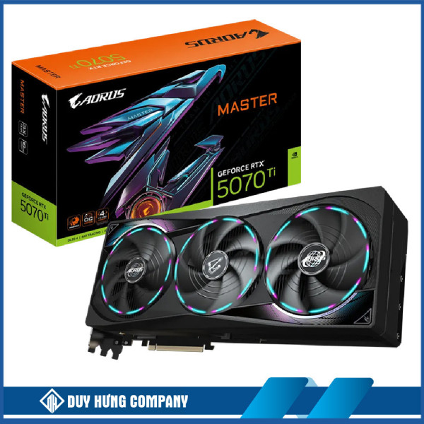 VGA Gigabyte AORUS RTX 5070 Ti AORUS MASTER 16GB (N507TAORUS M-16GD)